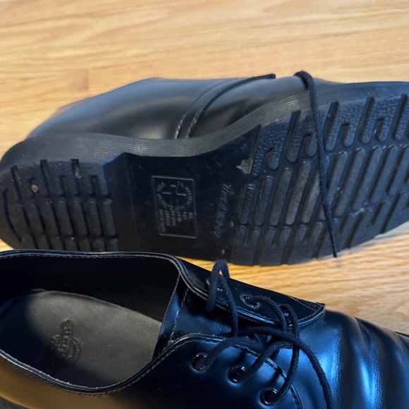 Dr. Martens Black Leather Dress Shoes - Picture 14 of 14